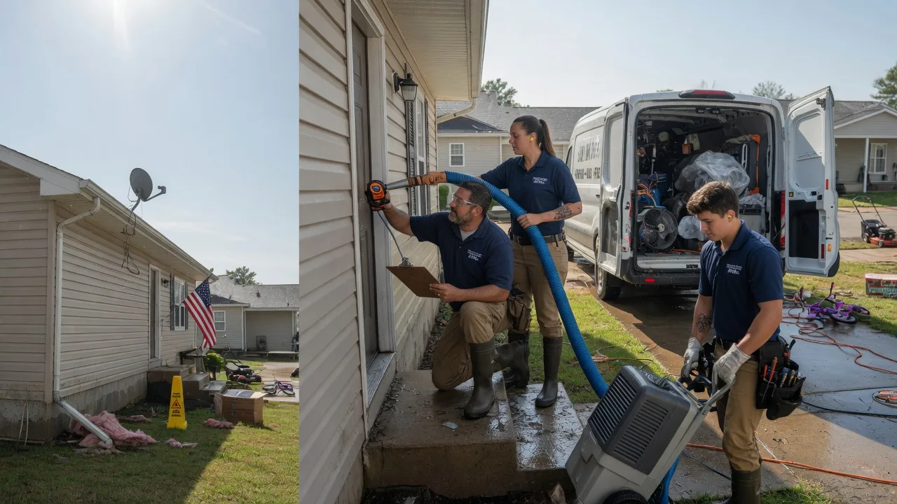 Ceiling Water Damage Restoration in Peosta, IA near me